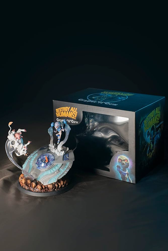 Destroy All Humans! 2 Crypto 特大フィギュア Destroy All Humans! 2 Reprobed Crypto - 138 Statue